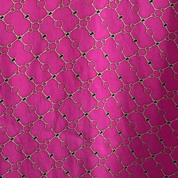 Liz Claiborne Pink Chain Pattern Long Sleeve - Picture 7 of 10